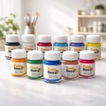 FunnBee Acrylic Colour Set – Pack of 12 (10 ml Glass Bottles) - Image 4