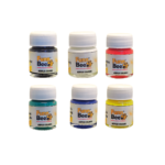 FunnBee Acrylic Colour Set – Pack of 6 (10 ml Glass Bottles)