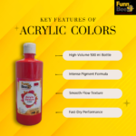 FunnBee Acrylic Colour 500 ml - Image 5