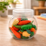 FunnBee Fruit & Veg Eraser – 20 Pc Jar - Image 5