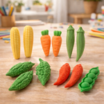 FunnBee Fruit & Veg Eraser – 20 Pc Jar - Image 6