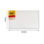 FunnBee Rectangular Canvas Board Combo (6 × 4, 10 × 6 & 10 × 8 Inch) - Image 3