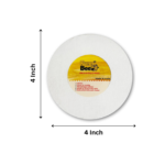 FunnBee Round Canvas Board 4 × 4 Inch - Image 2