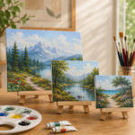 FunnBee Rectangular Canvas Board Combo (6 × 4, 10 × 6 & 10 × 8 Inch) - Image 6