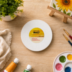 FunnBee Round Canvas Board 4 × 4 Inch - Image 3