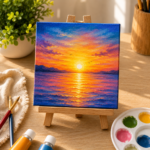 FunnBee Square Canvas Board (3 × 3, 4 × 4, 6 × 6 & 8 × 8 Inch) - Image 3