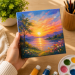 FunnBee Square Canvas Board (3 × 3, 4 × 4, 6 × 6 & 8 × 8 Inch) - Image 4