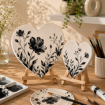 FunnBee Heart Shape Canvas Board Combo (4 × 4 & 8 × 8 Inch) - Image 5